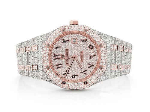 Fully Iced Out Audemars Piguet Royal Oak Offshore - Moissanite Diamond Watch