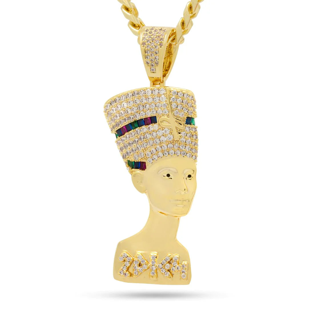 3D BOSS NEFERTITI NECKLACE