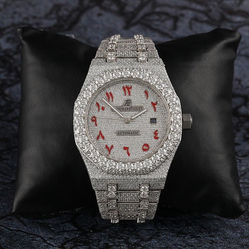 Full Iced Out Audemars Piguet Royal Oak Offshore - Moissanite Diamond Watch