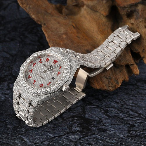 Full Iced Out Audemars Piguet Royal Oak Offshore - Moissanite Diamond Watch