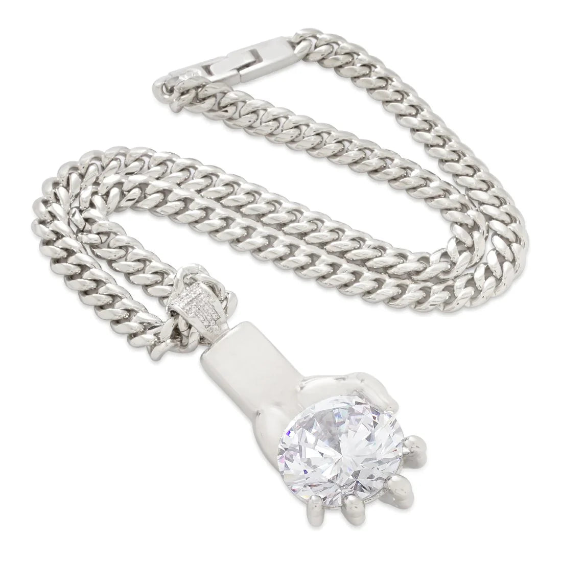 DIAMOND HANDS NECKLACE