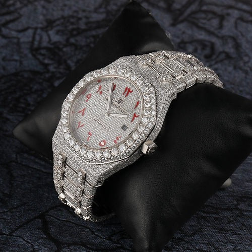 Full Iced Out Audemars Piguet Royal Oak Offshore - Moissanite Diamond Watch