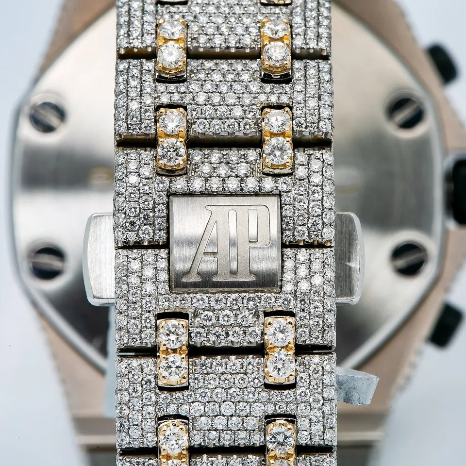 Full Iced Out Audemars Piguet Royal Oak Offshore - Moissanite Diamond Watch