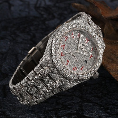 Full Iced Out Audemars Piguet Royal Oak Offshore - Moissanite Diamond Watch