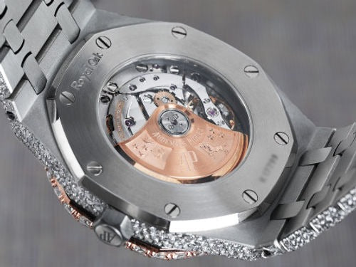 Fully Iced Out Audemars Piguet Royal Oak Offshore - Moissanite Diamond Watch